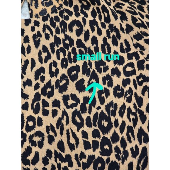 Reformation Womens Multicolor‎ Leopard Print Mini Dress Short Sleeve Size 2 - Picture 3 of 13